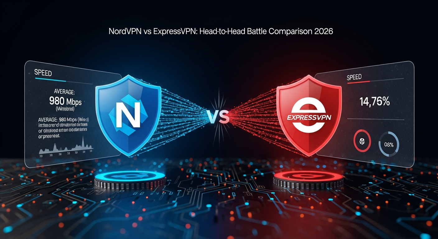 NordVPN vs ExpressVPN 2026 comparison